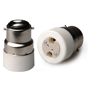 Lamp base adapter BA22D to MR8,mr11,mr16,gu5.3,g4 led light bulb