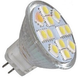 MR11 S12 35 mm LED Lamp 12V 6000kelvin